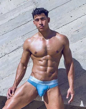 Cheap Aktiv Boreas Jockstrap Underwear-Faded Denim Jockstraps