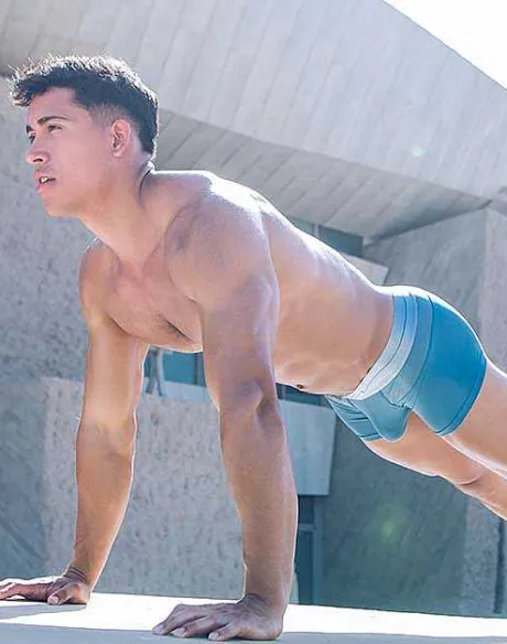 New Aktiv Boreas Trunk Underwear-Faded Denim Active Underwear