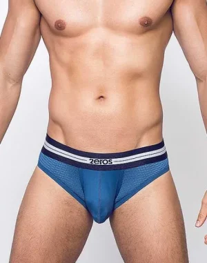 Online Aktiv Helios Brief Underwear-Dark Blue Active Underwear