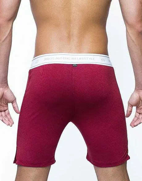 Sale Ls10 Core Series 2 Lounge Boxer Shorts-Cabernet Loungewear