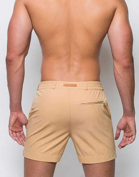 Cheap S80 Avalon Shorts-Beige Beach Shorts