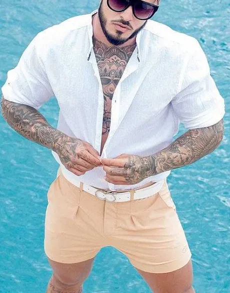 Cheap S80 Avalon Shorts-Beige Beach Shorts