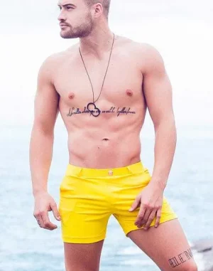 Cheap S60 Bondi (Series 2) Shorts-Gold Sustainable Beachwear
