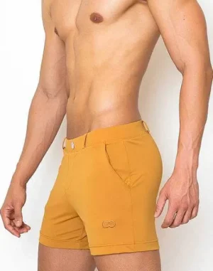 New S60 Bondi Shorts-Almond Beach Shorts