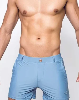 Outlet S60 Bondi Shorts-Faded Denim (Series 3) Sustainable Beachwear