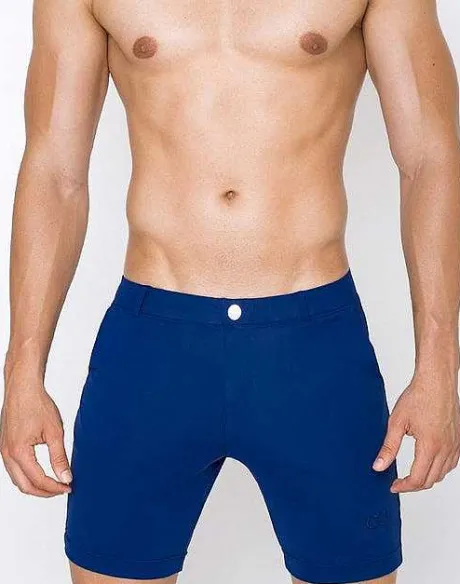Cheap S61 Long Bondi Shorts-Navy Shorts & Pants