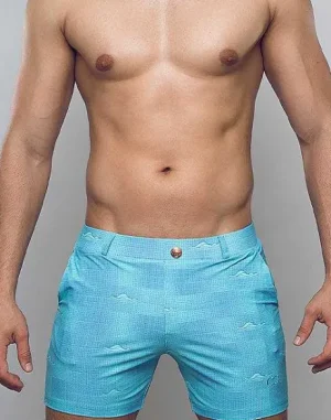 Shop S60 Print Bondi Shorts-Nautica Green Beach Shorts