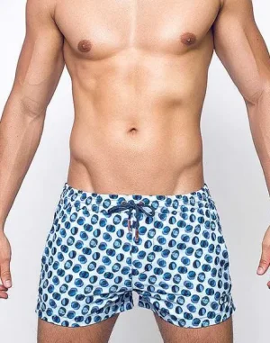 Best S50 Print Shorts-Bubbles Sustainable Beachwear