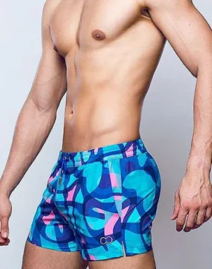 Flash Sale S50 Print Shorts-Kai Blue Sustainable Beachwear
