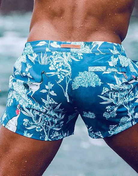Sale S50 Print Shorts-Orient Dream Beach Shorts