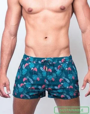 Flash Sale S50 Print Swimshorts-Monstera Beach Shorts