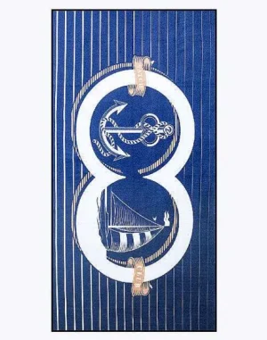 Flash Sale Sand Free Beach Towel-Yatch Club Beach Towels