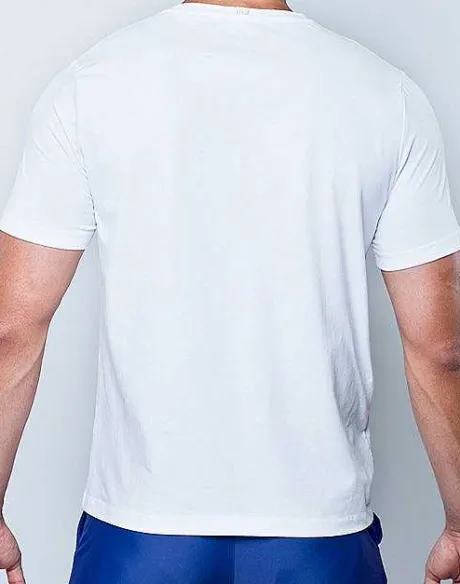 Cheap T21 Peruvian Cotton Crewneck T-Shirt-White Beach Tops