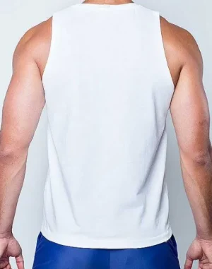Discount Ta21 Peruvian Cotton Tanktop -White Beach Tops