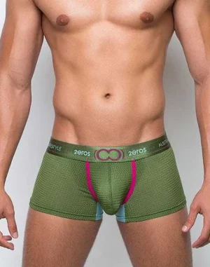 Best Sale U31 Aeolus Trunk Underwear-Green Gale Trunks