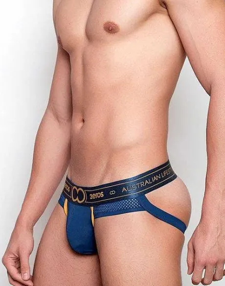 Discount U92 Nyx Jockstrap Underwear-Dark Ocean Jockstraps
