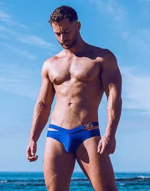 New Vb21 Blk Label Swim Brief-Royal Blue Swimwear